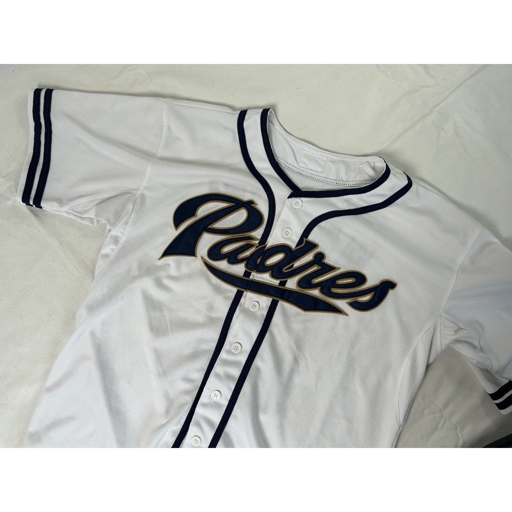 Majestic Authentic San Diego Padres Baseball Jersey Johnny Manziel #2 Size 40